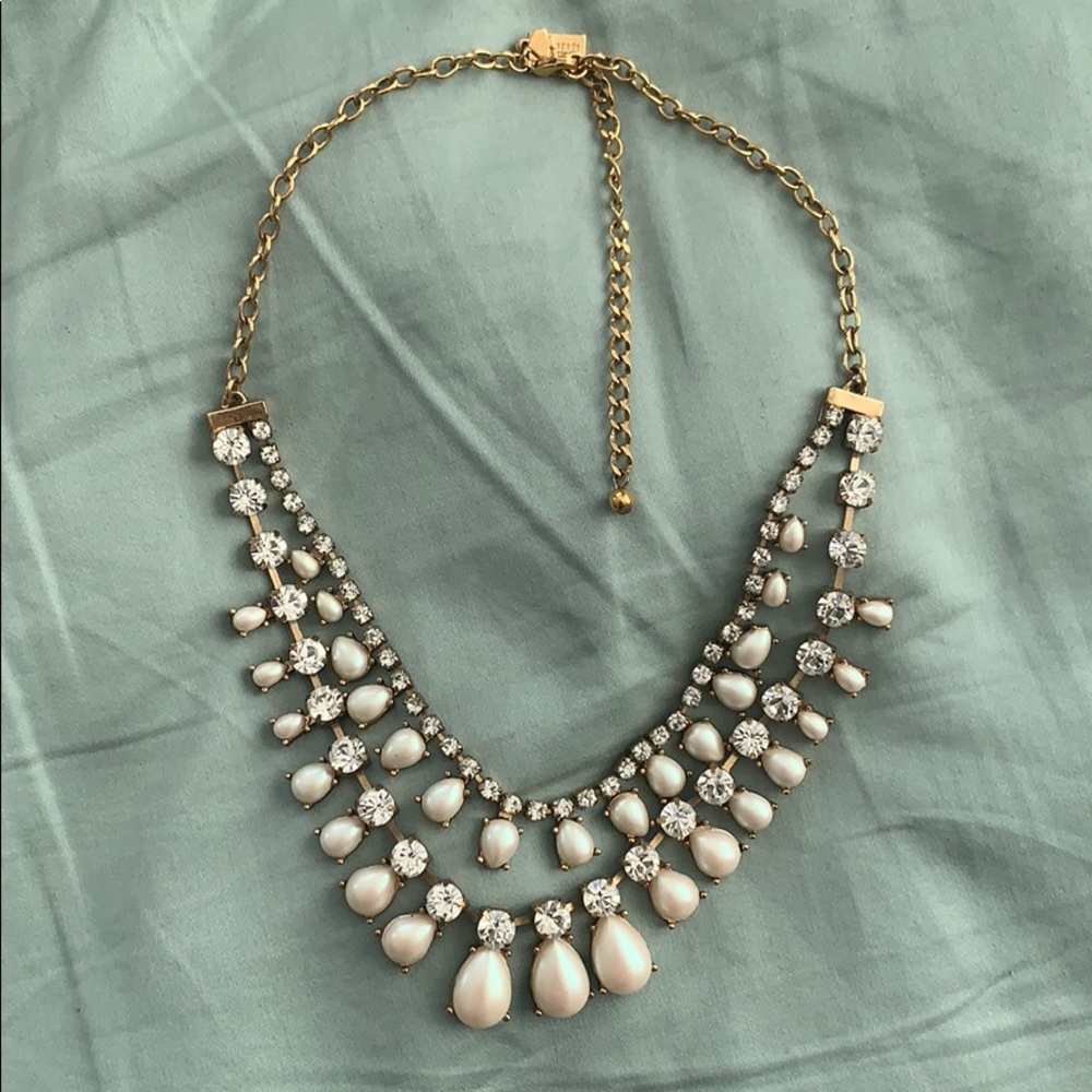 Kate Spade Pearl and Cubic Zirconia Necklace